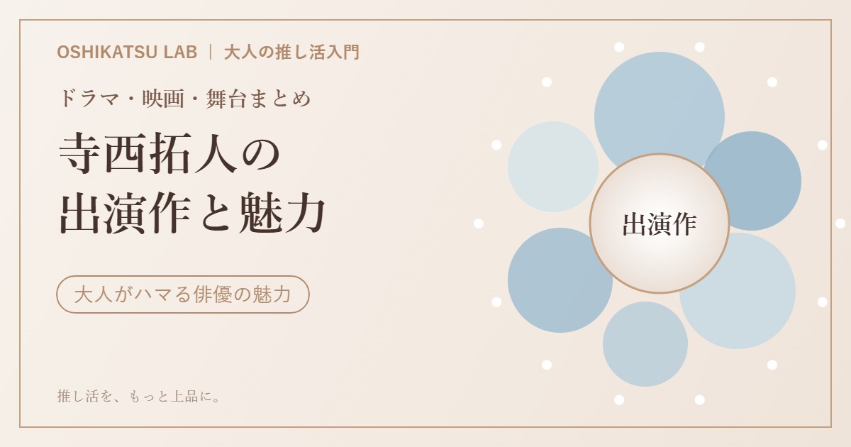 寺西拓人の出演ドラマ・映画・舞台まとめ アイキャッチ